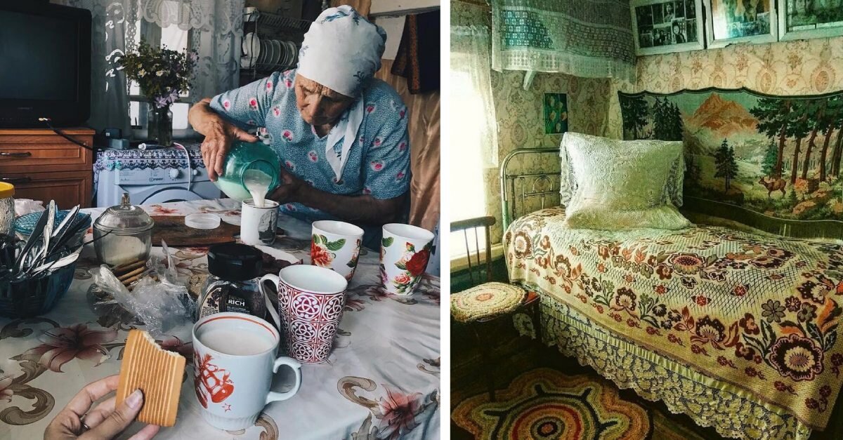 Фото бабушки в деревне