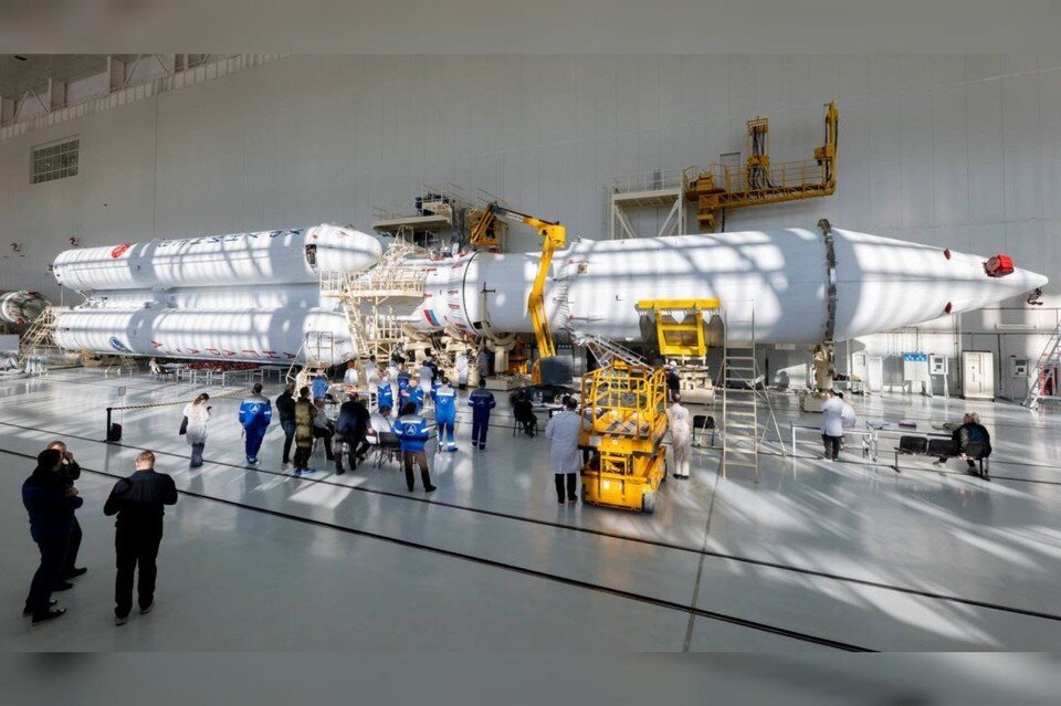    Собранная ракета. Фото: Космический центр "Восточный"