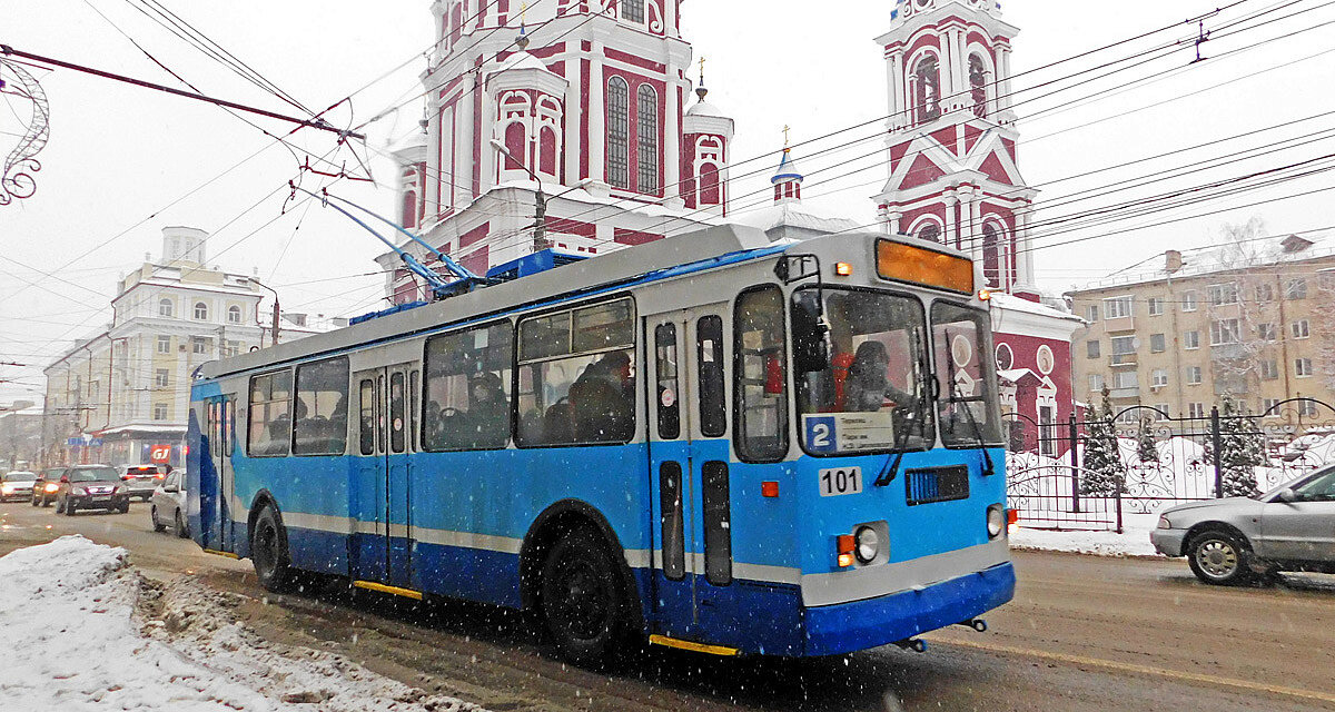 Троллейбусы и их маршруты в Калуге.