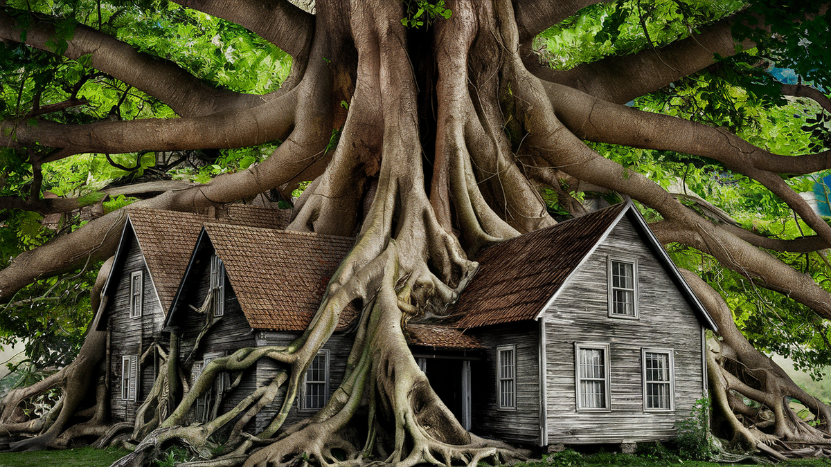 Деревья с мощной корневой системой хороши в сказках, но не на наших участках