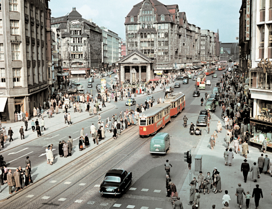 Берлин в 1955 г. Изображение из открытых источников