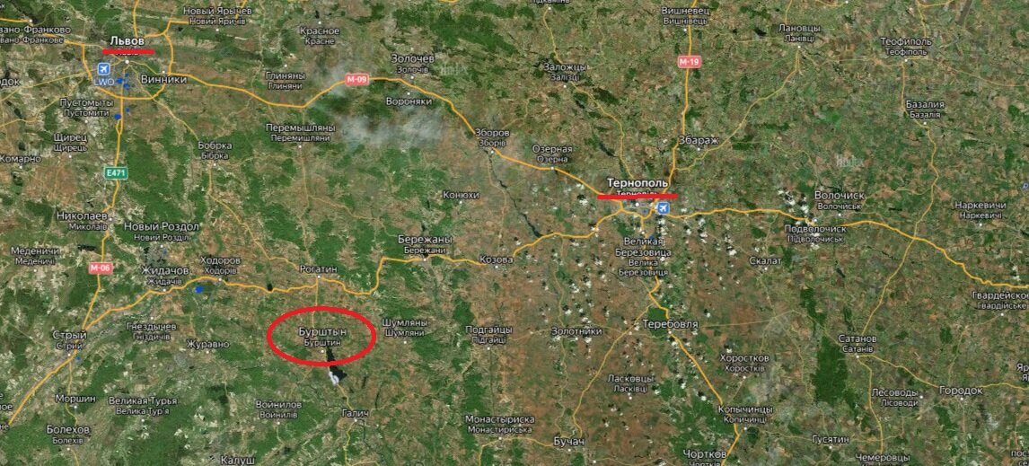 Выделили специально близлежащие города