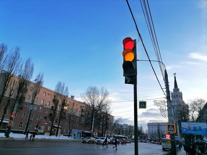 Один из четырех светофоров для пешеходов не установили на перекрестке в Чите Дзе