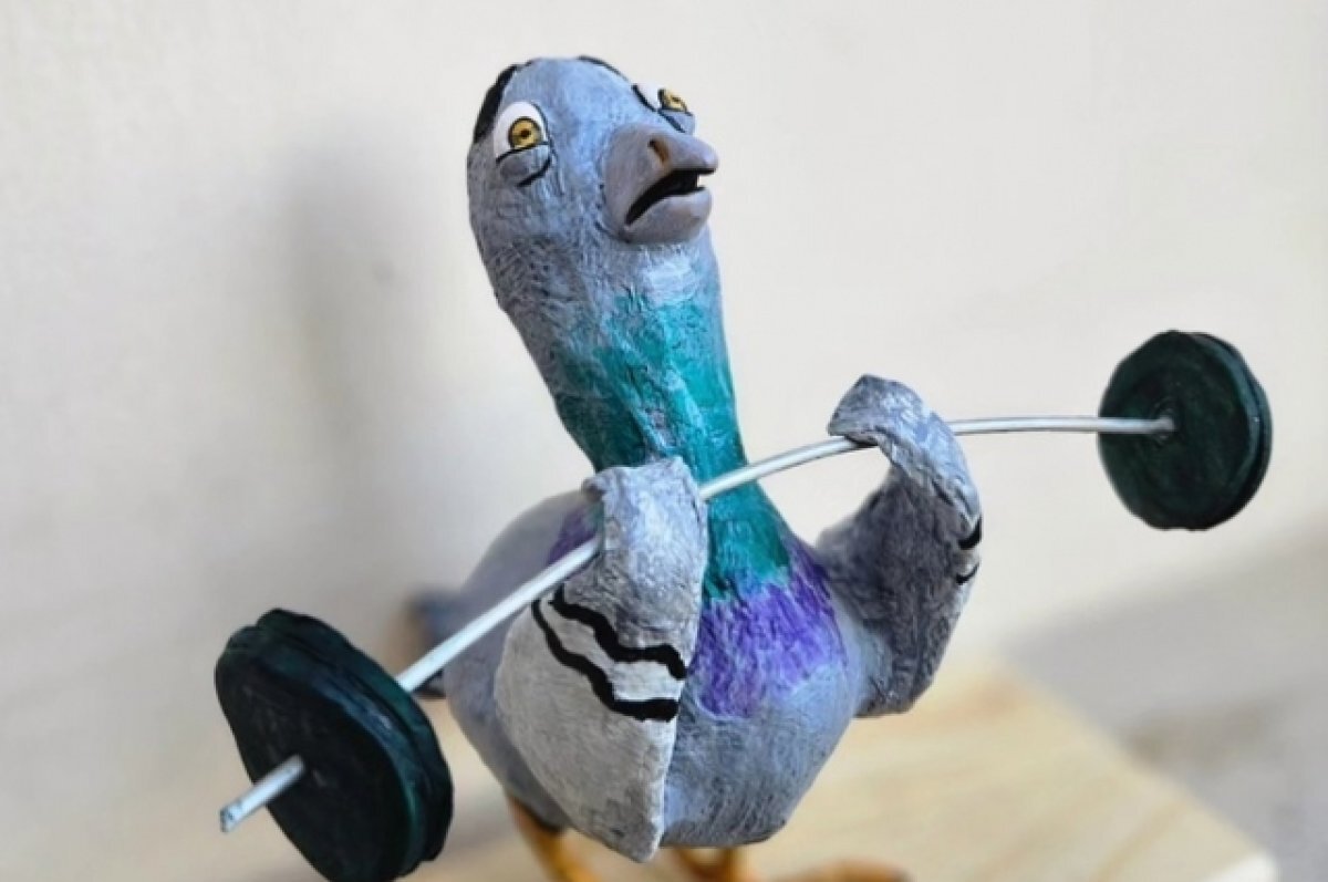    В Твери на бульваре Радищева появилась скульптура голубя Бориса