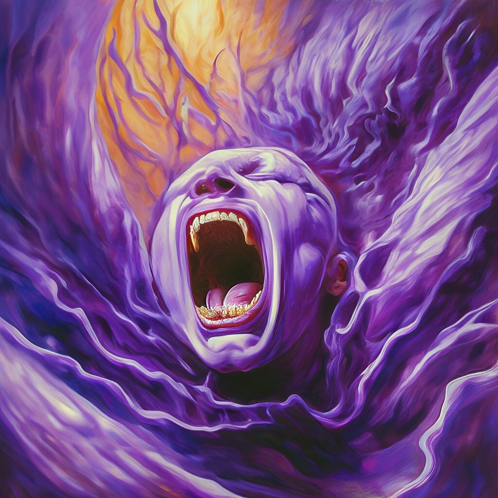 Фиолетовый плачь глазами Шедеврума