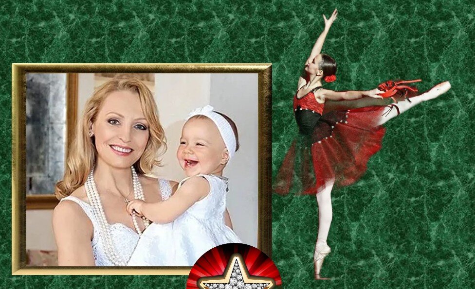 Илза Лиепа с дочерью