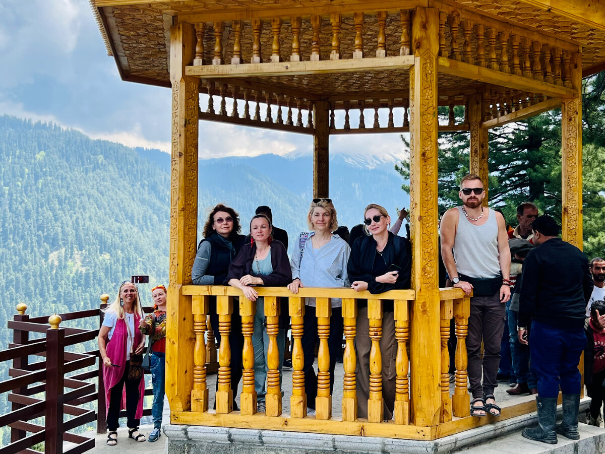 По дороге в Гульмарг