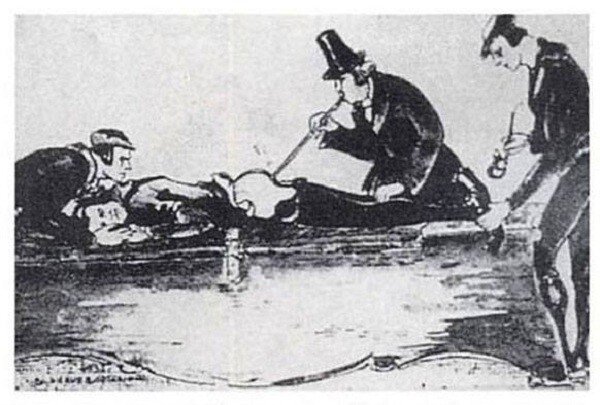 "Лечебное" вдувание табачного дыма