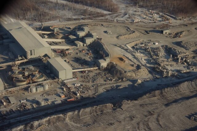    Так предприятие выглядит сверху. Фото: Телеграм губернатора Амурской области Василия Орлова