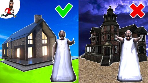 Granny New house ► funny horror animation granny and grandpa