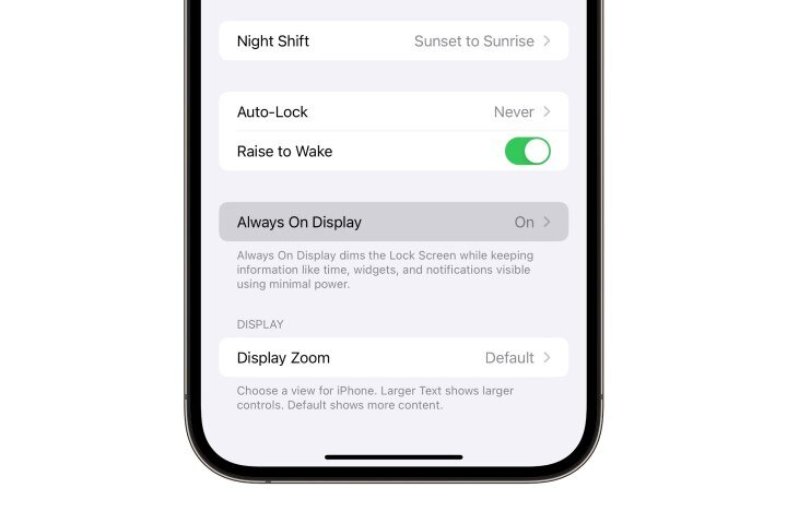 Как отключить постоянно включенный дисплей на iPhone 15 Pro и 14 Pro