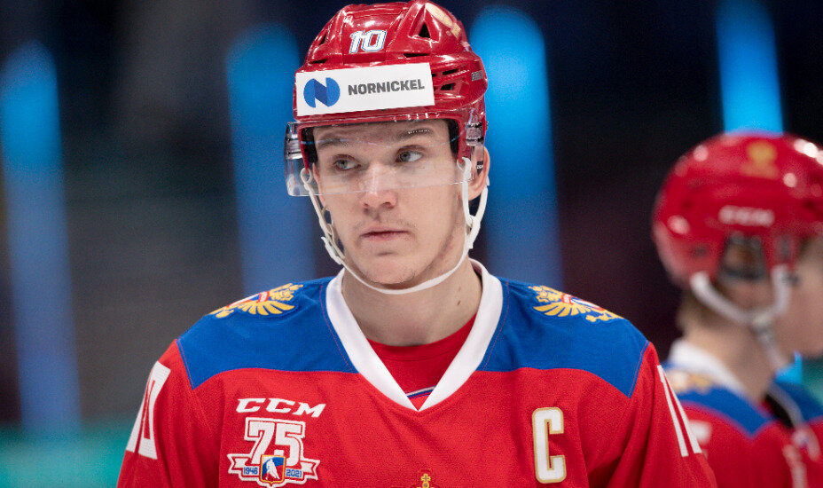    Дмитрий Воронков стал одним из авторов заброшенных шайб в матче против чехов на Кубке Карьяла. Фото: Global Look Press