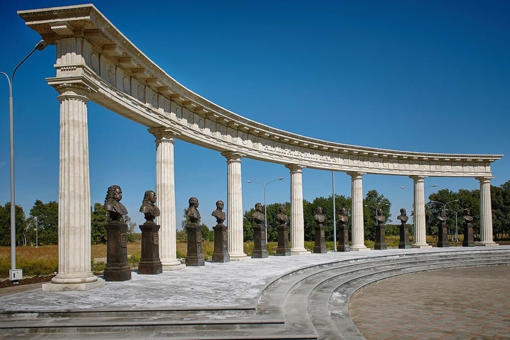 Колоннада в уфе фото
