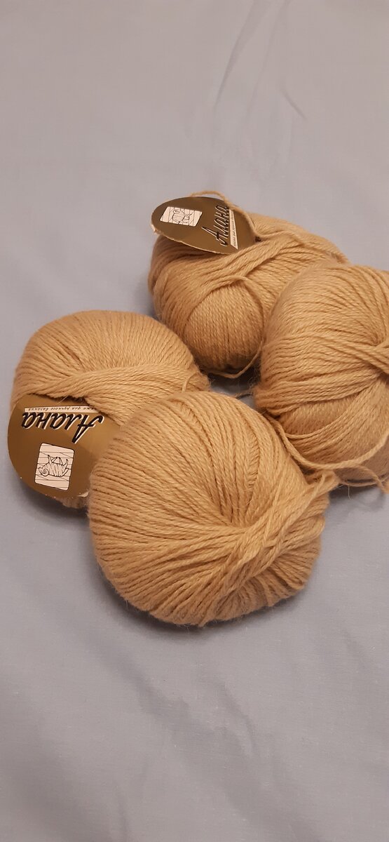 Пряжа "Алана" 50% альпака, 25% шерсть, 25% акрил 150м/50гр