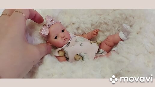 Обзор на кукол ручной работы🩷 две разные по возрасту малышки