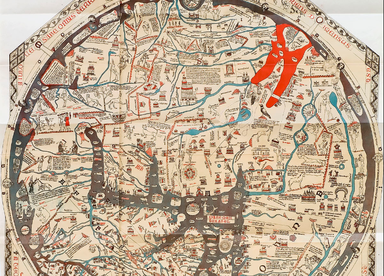 Карта, на которой был Рай на Севере, но только Север не тот