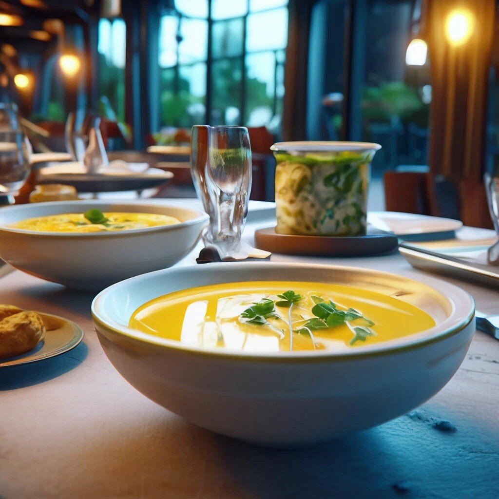 Сырный суп. 