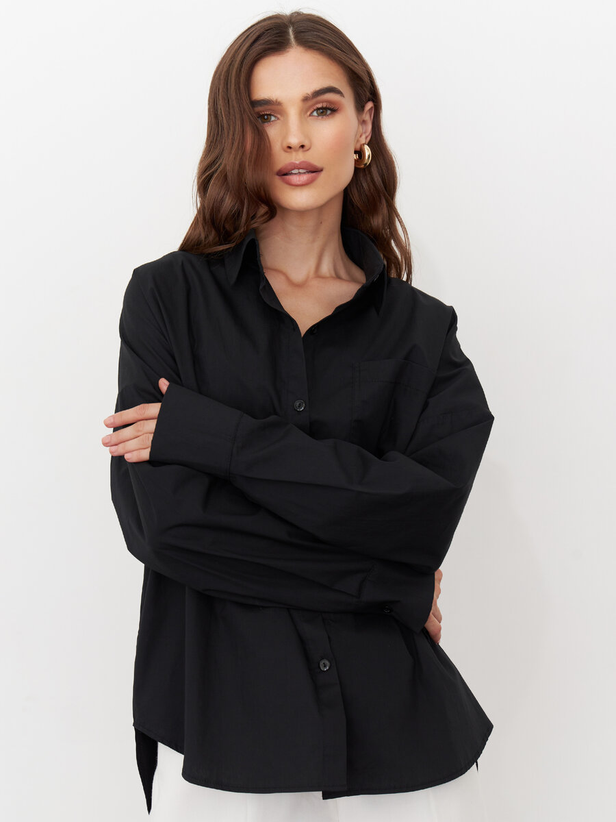 Артикул черной рубашки на WB 45733680