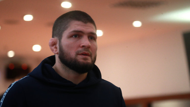    Хабиб Нурмагомедов.Зараб Мжавахадзе/ «Известия»