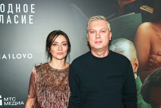    Сергей Светлаков с женой