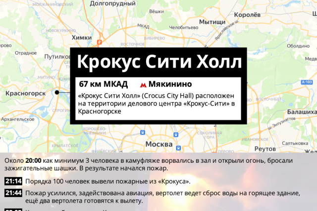    Теракт в «Крокус Сити Холле» 22 марта 2024 года