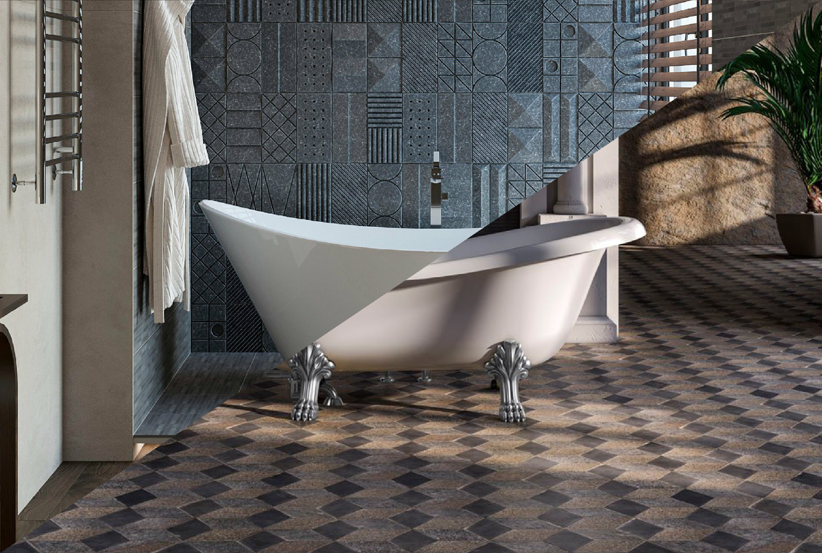 Акриловая ванна Artemis Lina / Ванна из искусственного камня Veragio Markiza