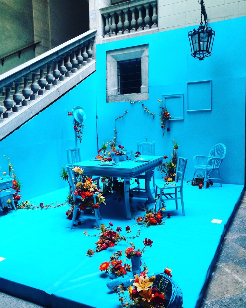 Пример одной из инсталяций во время фестиваля.