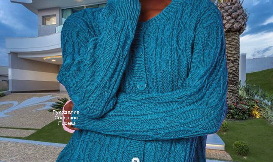 Когда в душе весна! 6 моделей кардиганов (схема+выкройка)