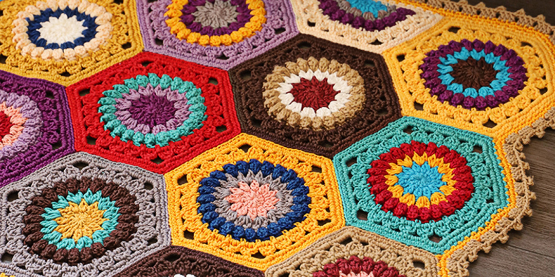 Пригодятся на даче и дома: уютные коврики, которые можно связать крючком