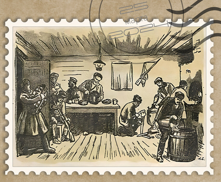 фотоколлаж - загадка из журнала "Мурзилка" 1944 год