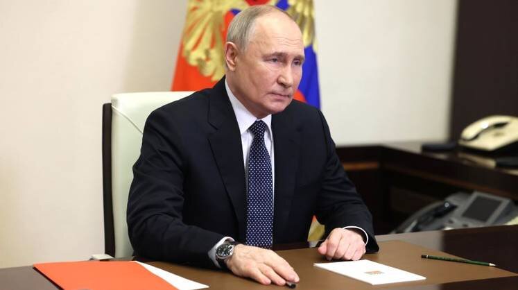    kremlin.ru В ходе совещания с постоянными членами Совета Безопасности (в режиме видеоконференции) 15 марта 2024 года