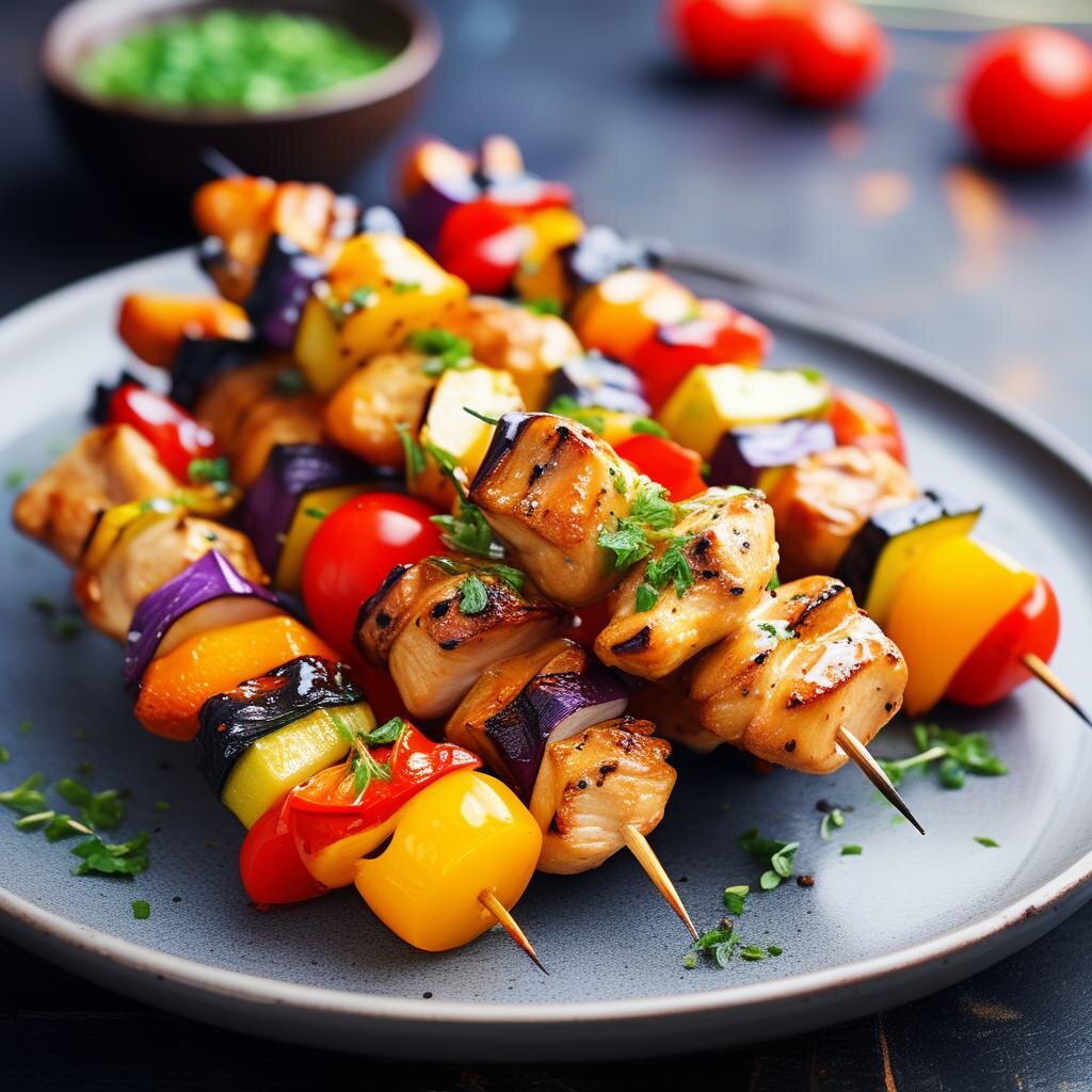 шашлык из курицы