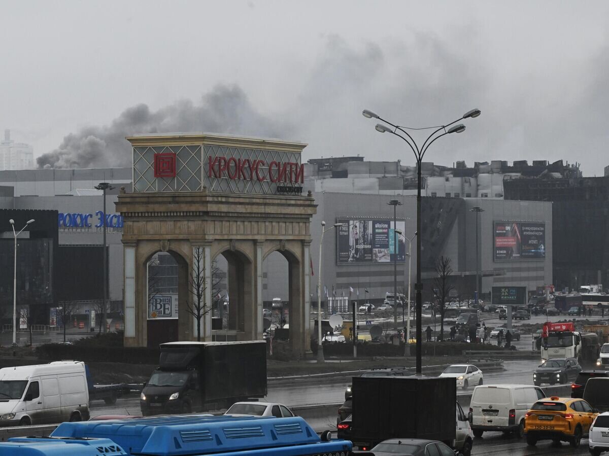    Последствия стрельбы в "Крокус Сити Холле" © РИА Новости / Кирилл Каллиников