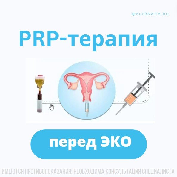 PRP-терапия эндометрия перед ЭКО
