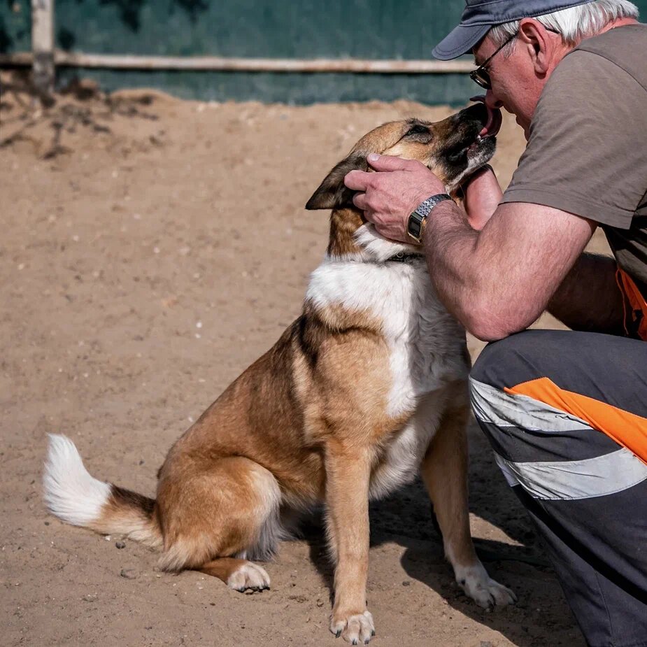 Тося общается с человеком