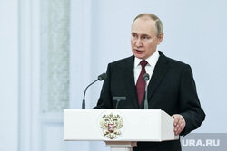 Владимир Путин пообещал наказать всех ответственных за теракт в «Крокусе». Фото: Владимир Андреев © URA.RU