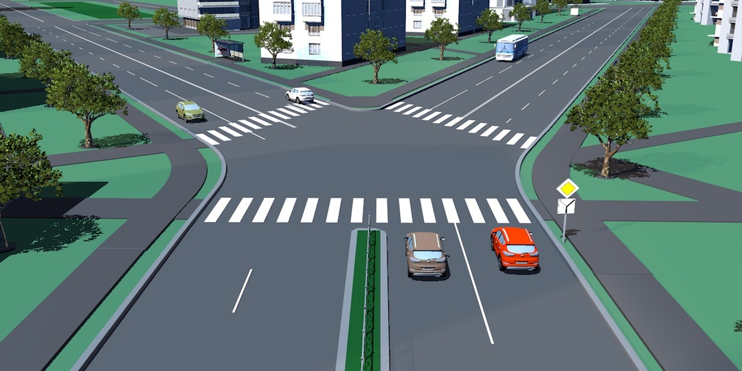 Главная дорога меняет направление!!! Решаем задачи!