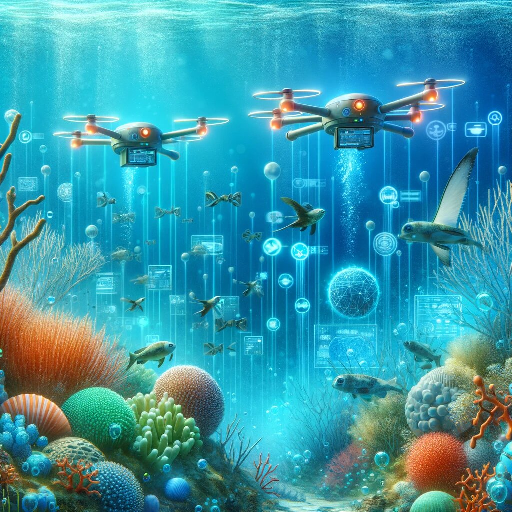 Искусственный интеллект и автоматизация в морских исследованиях.