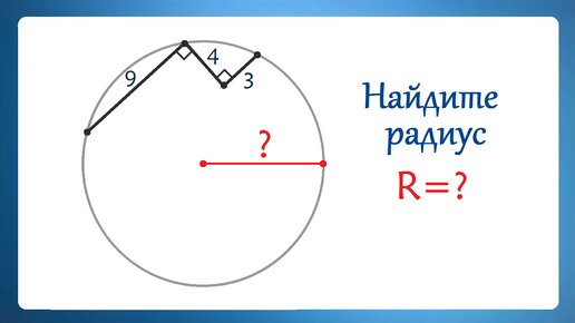 2 супер способа для нахождения радиуса