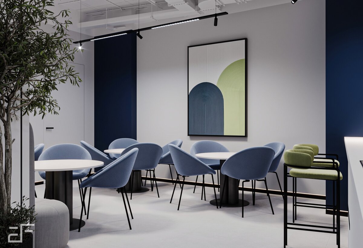 Интерьер кофепоинта в современном стиле 