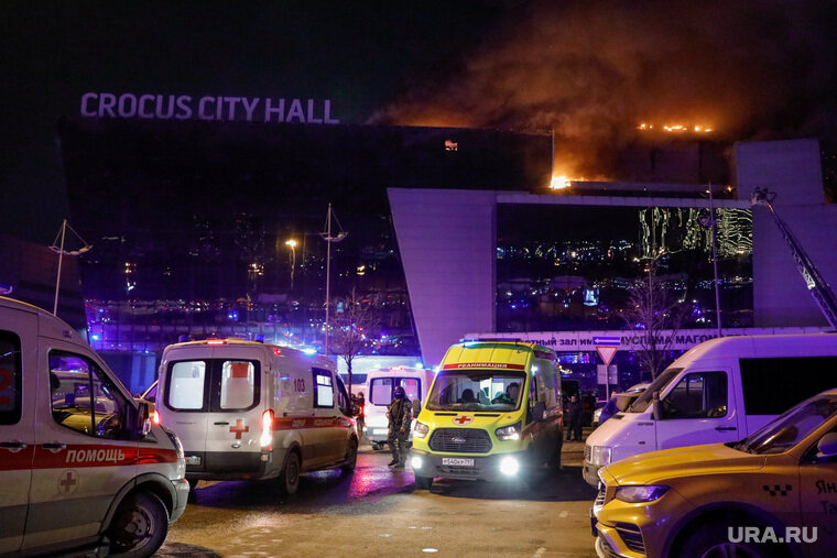 Владимир Путин объявил днем траура 24 марта после трагедии в «Крокус Сити Холле». Фото: Роман Наумов © URA.RU