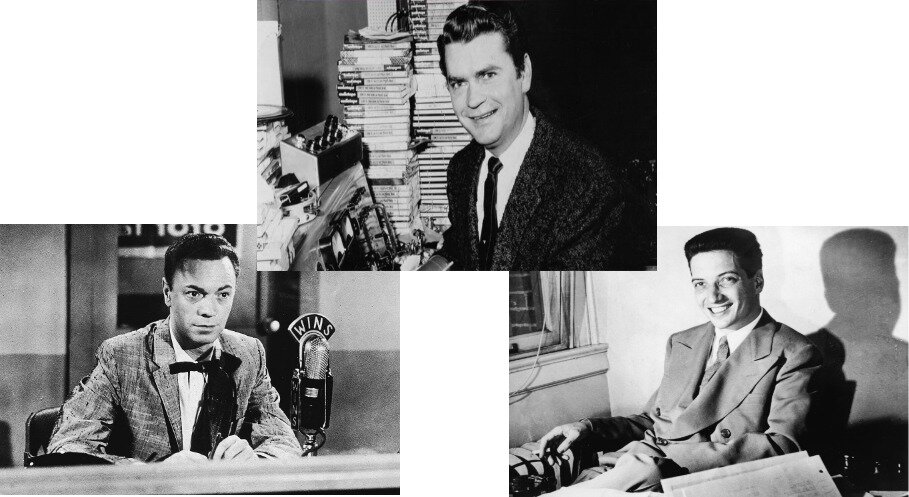 Сэм Филлипс, Алан Фрид, Джон Эйч Хаммонд. Фото взяты в открытом доступе Яндекс.Фото. Коллаж автора 