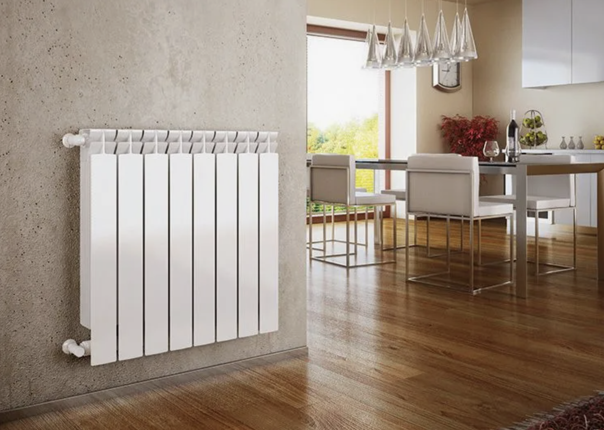 Радиатор алюминиевый OASIS 570х65 мм 6 секций