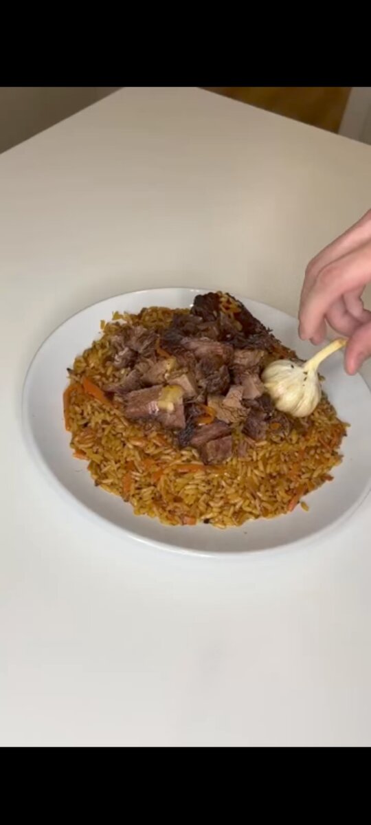 Таджикский плов 