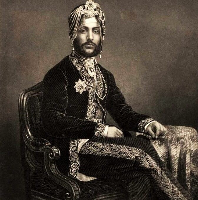 Далип Сингх, последний махараджа сикхского государства и последний индийский правитель, владевший Кохинуром