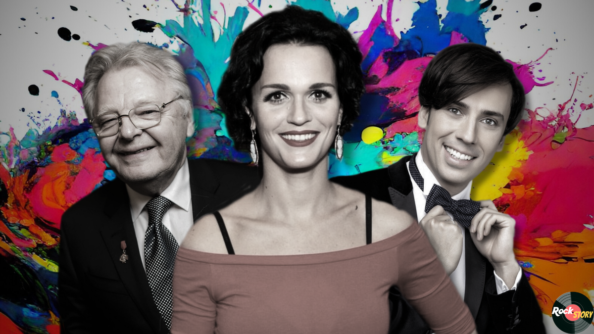 На фотографии: Юрий Антонов, Анастасия Сланевская и Максим Галкин*