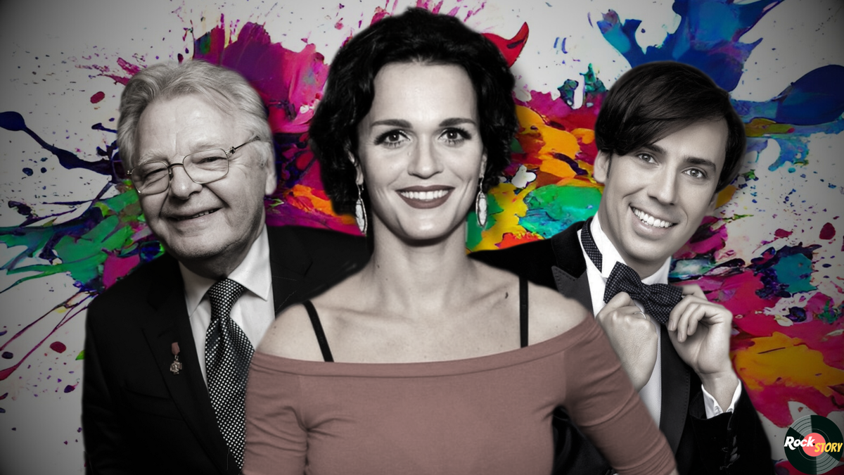 На фотографии: Юрий Антонов, Анастасия Сланевская и Максим Галкин*