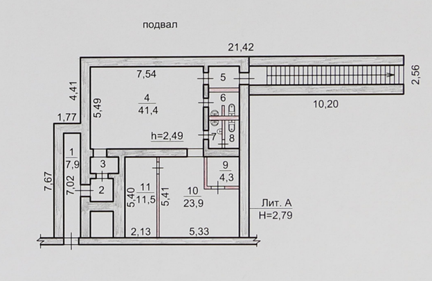 Поэтажный план объекта