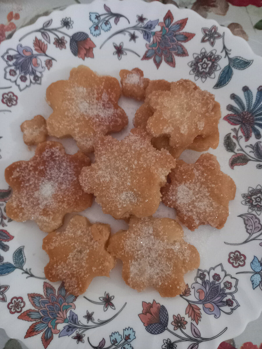 Цветочное печенье