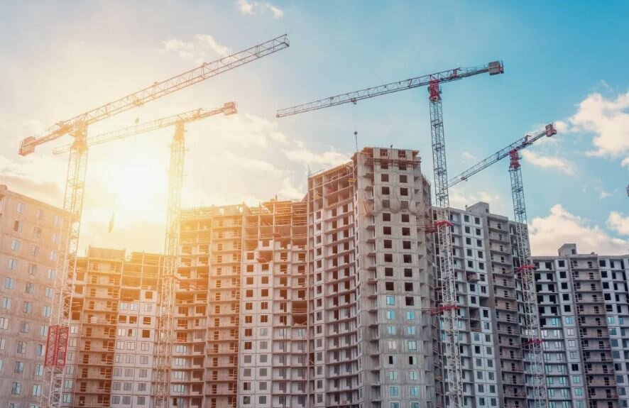 Строительство жилья в Москве (иллюстрация из открытых источников)